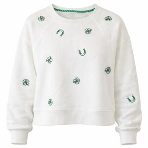 NWT Women’s Jane And Delancey St. Patrick’s Day Sweater Embroidered Large